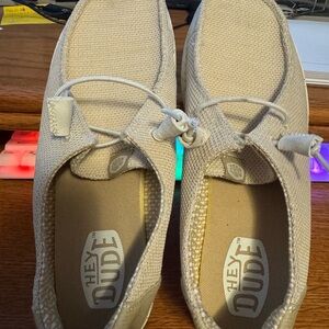 Hey Dude Light Tan Slip-On Shoes